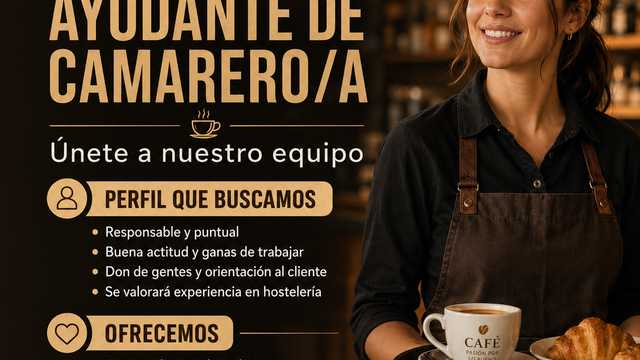 Ayudante de Camarero/a