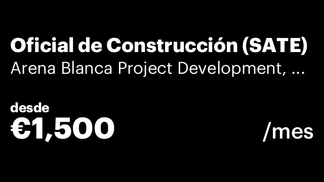 Oficial de Construcción (SATE)