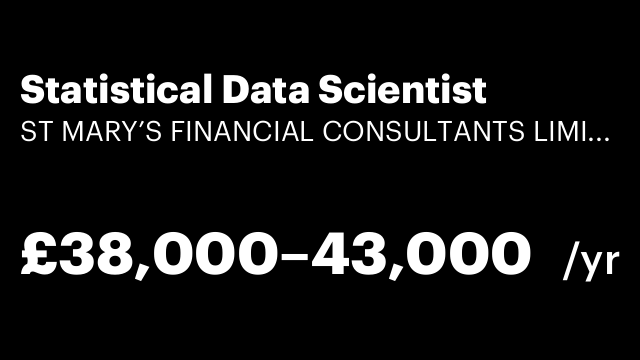 Statistical Data Scientist