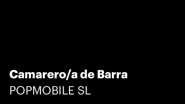 Camarero/a de Barra