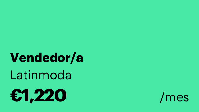 Vendedor/a
