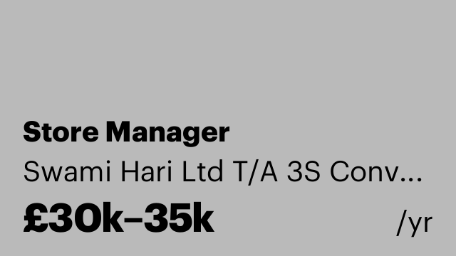 Store Manager