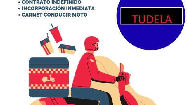 Repartidor/a de Burger King en Tudela
