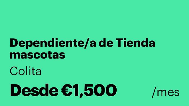 Dependiente/a de Tienda mascotas