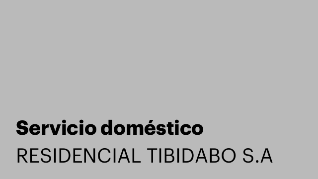 Servicio doméstico