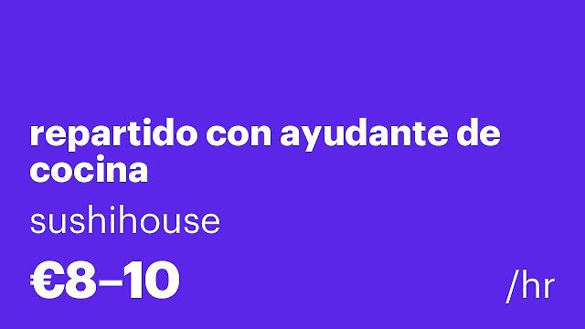 repartido con ayudante de cocina