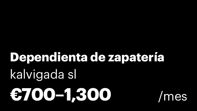 Dependienta de zapatería