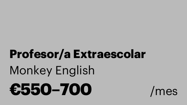 Profesor/a Extraescolar