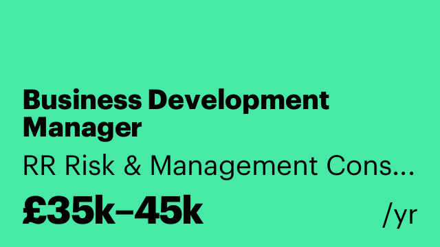 Business Development Manager