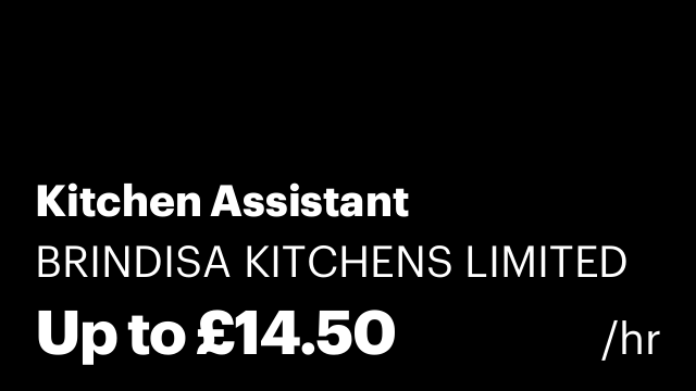 Kitchen Assistant