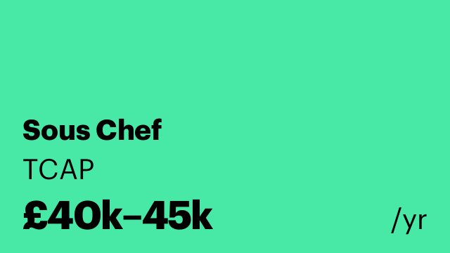 Sous Chef