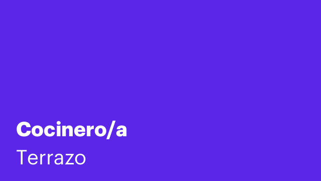 Cocinero/a