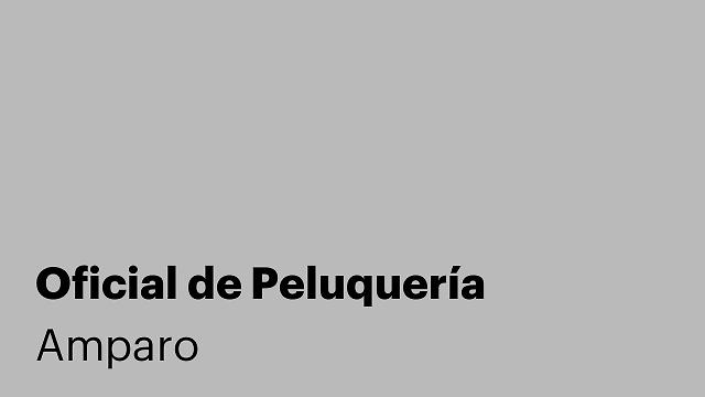 Oficial de Peluquería