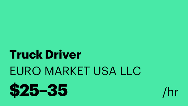 Truck Driver