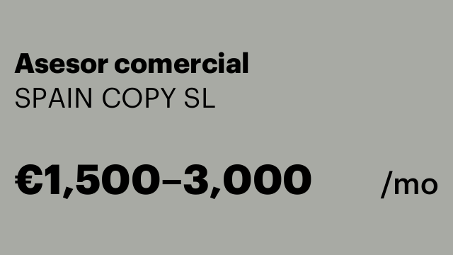 Asesor comercial