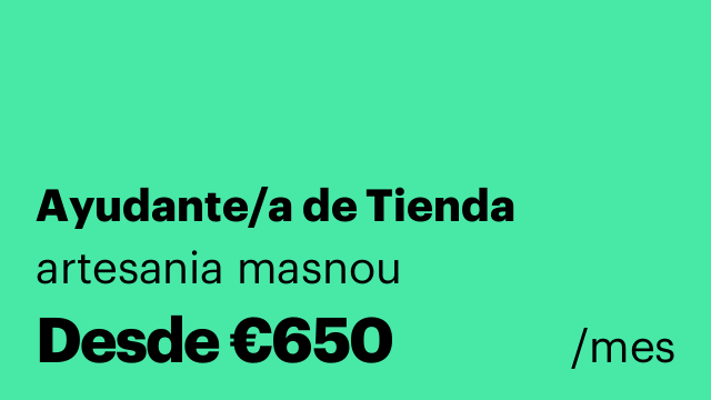 Ayudante/a de Tienda