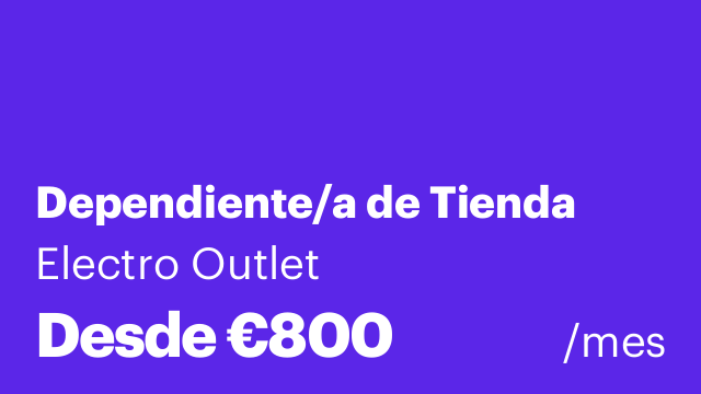 Dependiente/a de Tienda