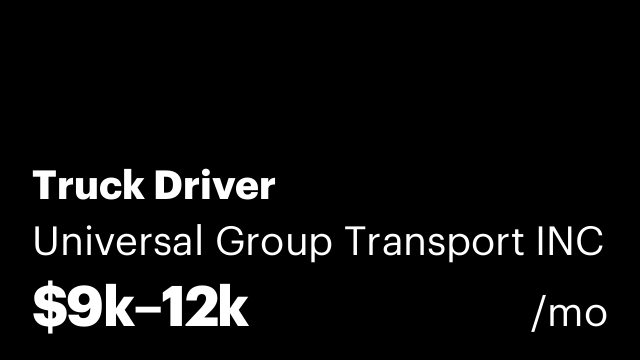 Truck Driver