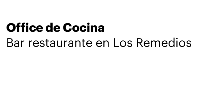 Office de Cocina