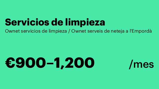 Servicios de limpieza