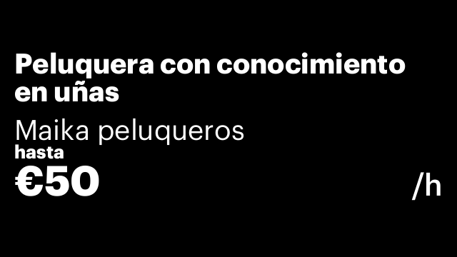 Peluquera con conocimiento en uñas