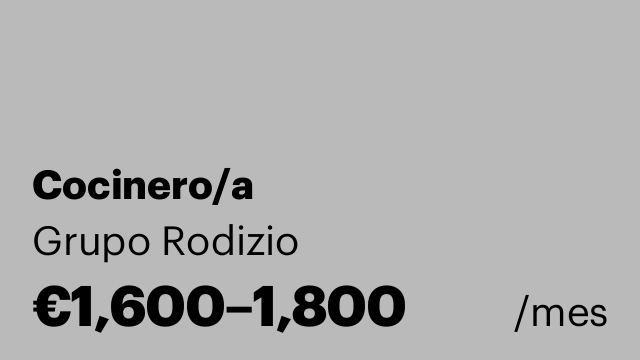 Cocinero/a