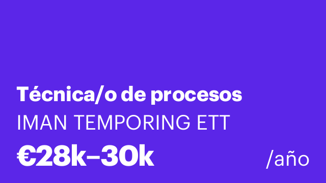 Técnica/o de procesos