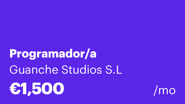 Programador/a