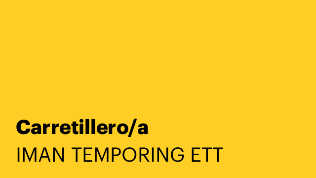 Carretillero/a