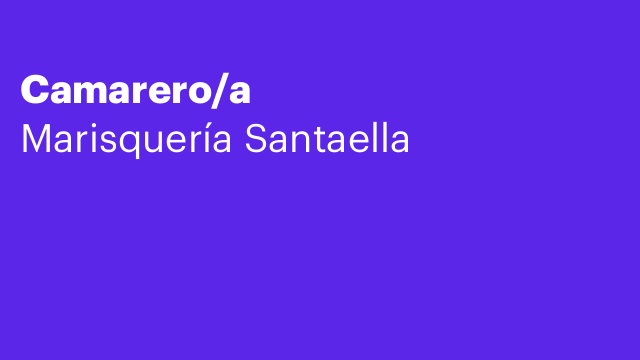 Camarero/a