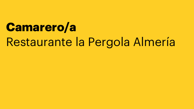 Camarero/a