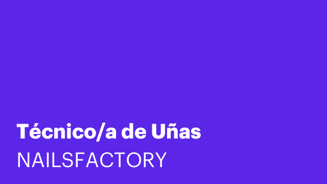 Técnico/a de Uñas