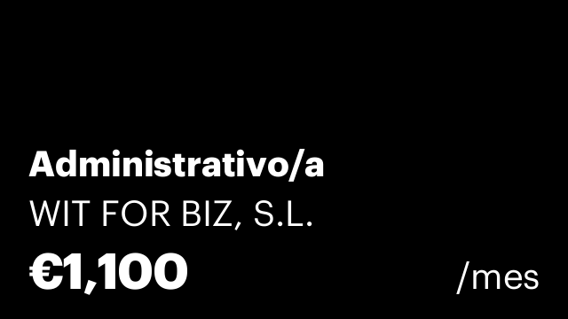 Administrativo/a