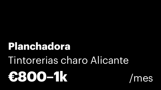 Planchadora