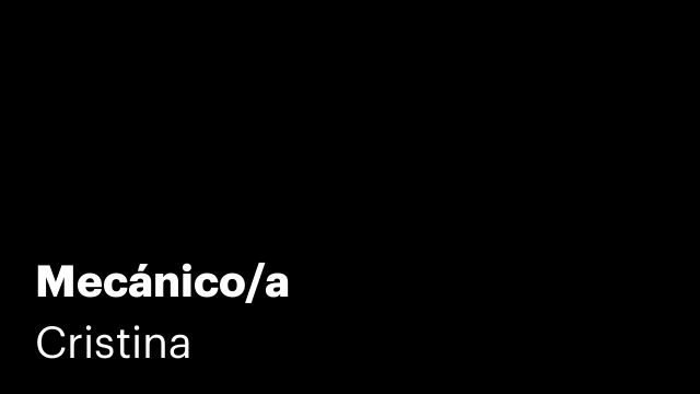 Mecánico/a