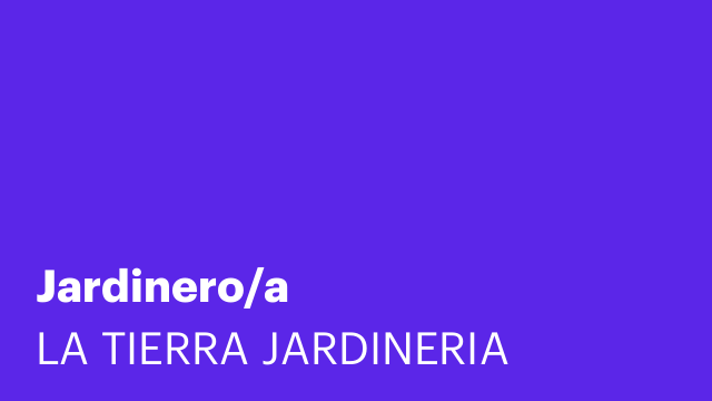 Jardinero/a