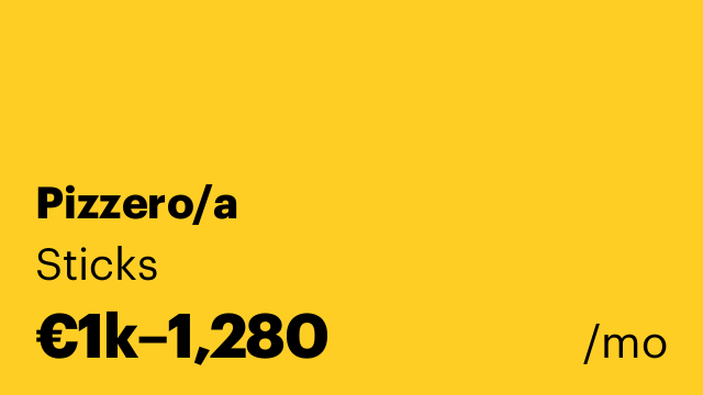 Pizzero/a