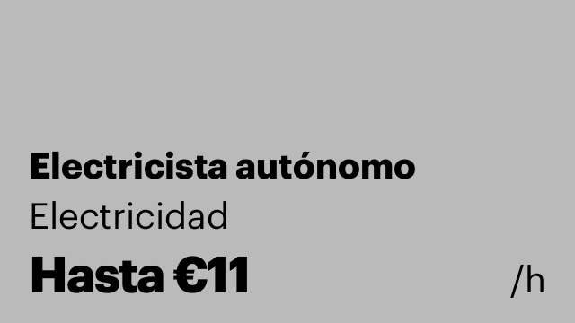 Electricista autónomo