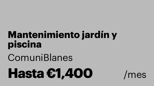 Mantenimiento jardín y piscina