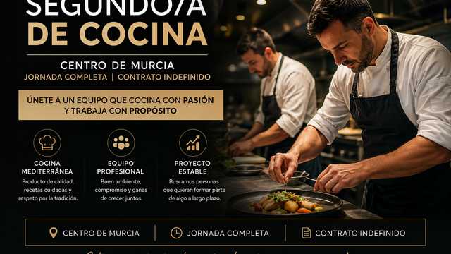 SEGUNDO/A JEFE/A DE COCINA