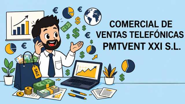 Comercial de ventas telefónicas