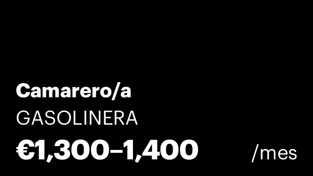 Camarero/a
