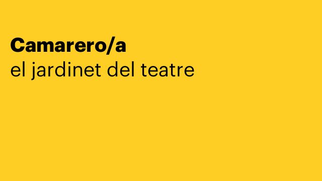 Camarero/a