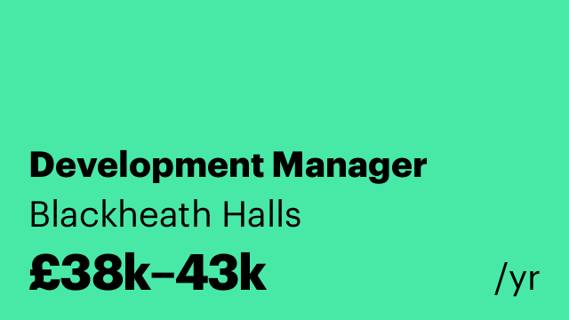 Development Manager
