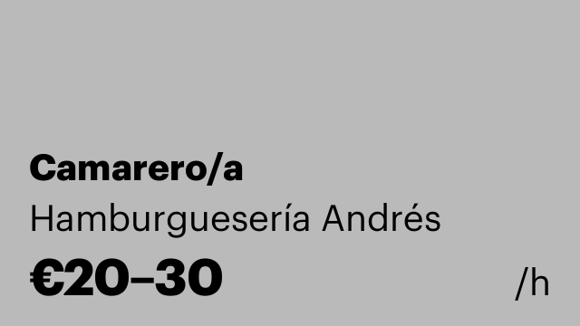 Camarero/a