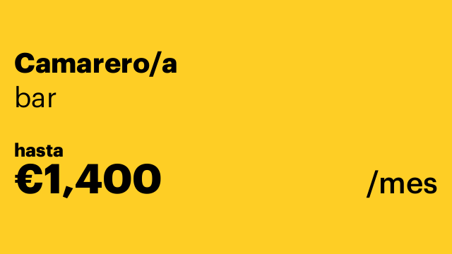 Camarero/a