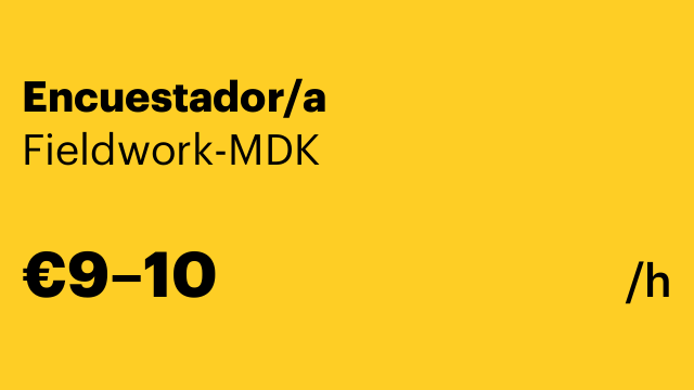 Encuestador/a