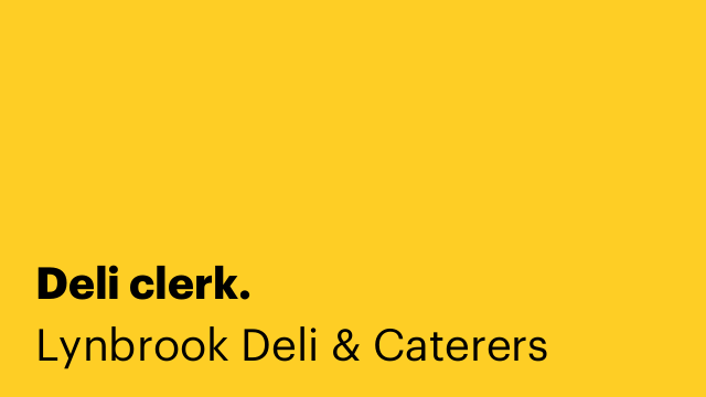 Deli clerk.