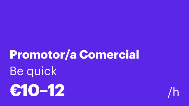 Promotor/a Comercial