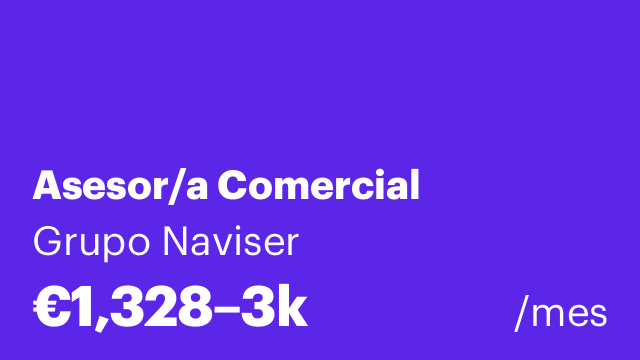 Asesor/a Comercial